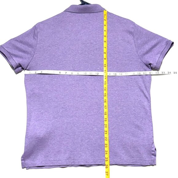 Polo Ralph Lauren Men's Purple Size M Polo Shirt Excellent - Picture 3 of 7